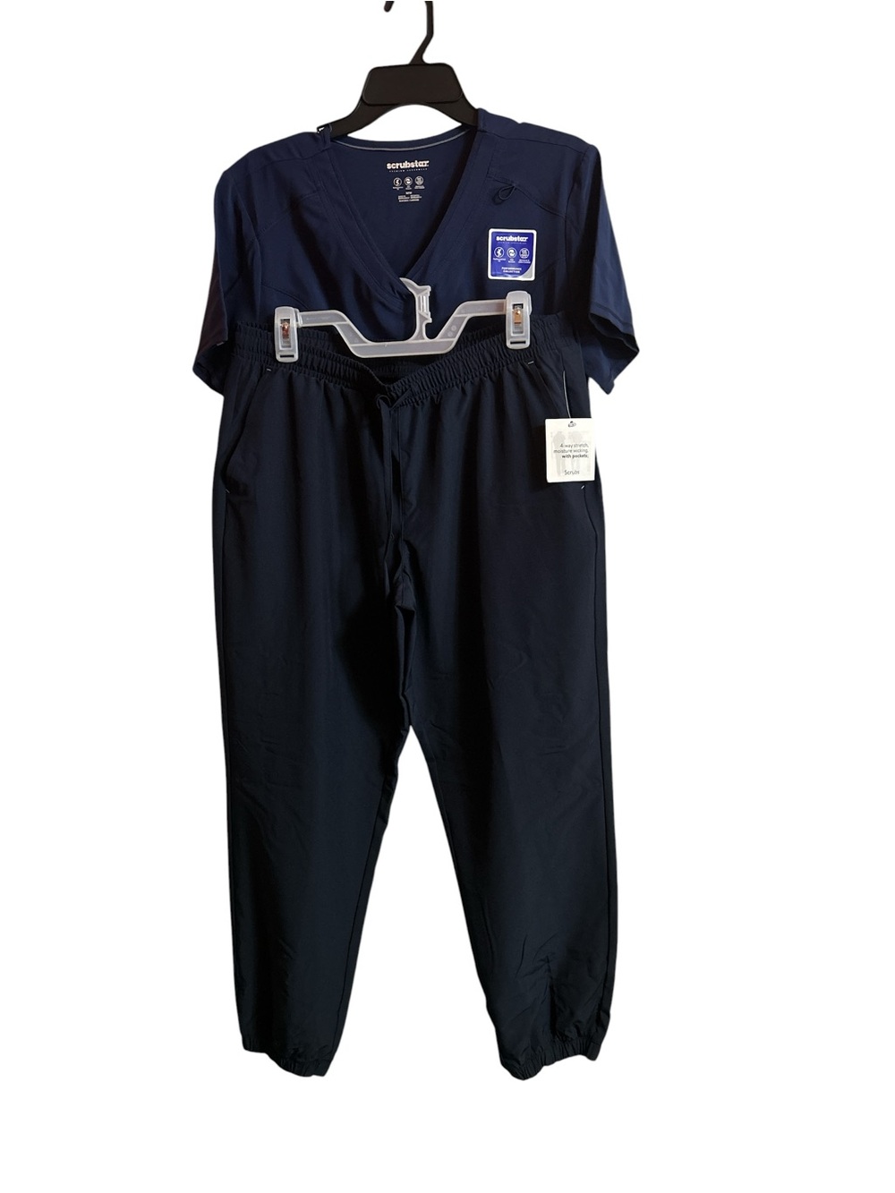 Set Scrubstar women V-neck top pants suit & médical professional set